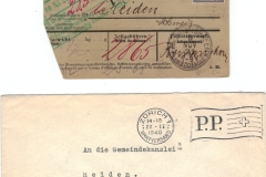 Paketkarte Ulm > Paul Klee Heiden / Schweizer Hilfswerk Finnland